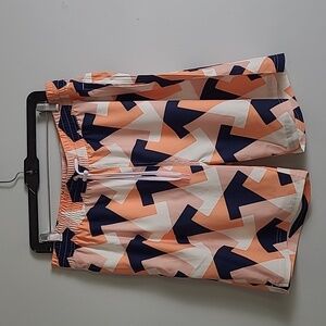 Sovereign SVRN Code geometric pattern Men's swim trunks XL